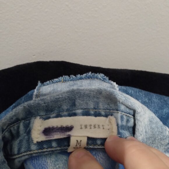 Upcycled Light - weight sleeveless distressed vest - Picture 7 of 8